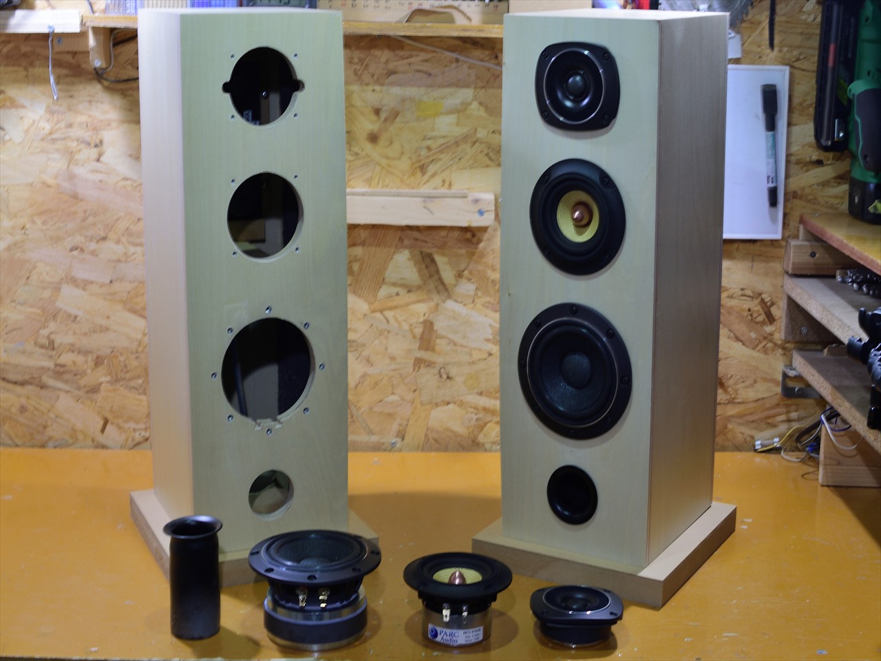 オリジナルスピーカーバッフル